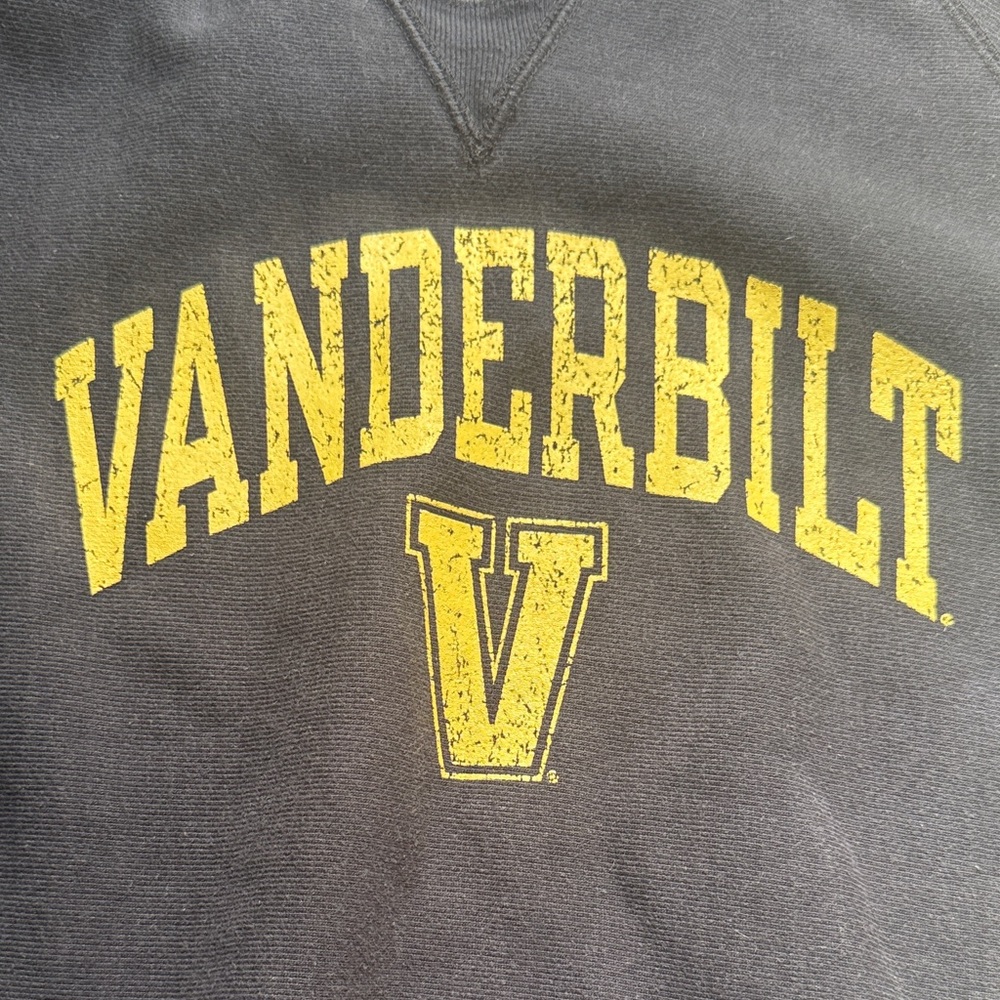 Champion Women's Black and Yellow Vanderbilt Sweater - Picture 2 of 5